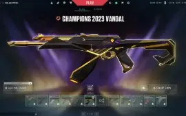 Conta Valorant Ex Imortal, Champions 22/23, Faca Lock/In.