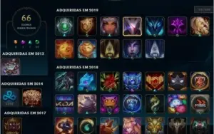 Conta LOL 2013 Unranked - Raridades