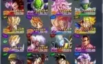 conta dragon ball legends quase full lvl 328
