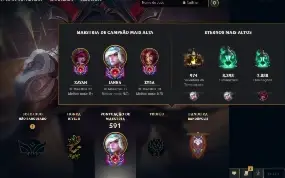 Conta LOL com +400 Skins (Incluindo Prestígios, Lendárias)