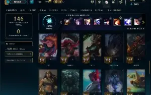 Esmeralda 4 com 50 Champs e 20 Skins