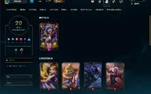 Esmeralda 4 com 50 Champs e 20 Skins