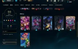 Esmeralda 4 com 50 Champs e 20 Skins