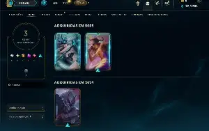 Diamante 4 com 30 champs e 3 Skins