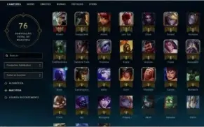Conta Diamante 3 (76pdl) / 32 Bonecos/ 6 Skins