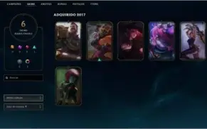 Conta Diamante 3 (76pdl) / 32 Bonecos/ 6 Skins