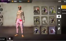 Conta Free Fire Gemada - Gasto mais de R$1000 nela