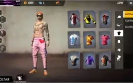 Conta Free Fire Gemada - Gasto mais de R$1000 nela