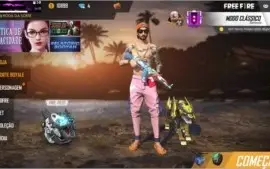 Conta Free Fire Gemada - Gasto mais de R$1000 nela