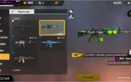 Conta Free Fire Gemada - Gasto mais de R$1000 nela