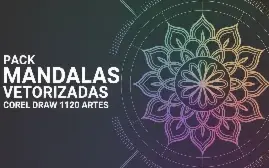 Pack Mandalas Vetorizadas Corel Draw 1120 Artes!