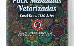 Pack Mandalas Vetorizadas Corel Draw 1120 Artes!