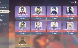 Conta Endgame Genshin Impact + Bênção