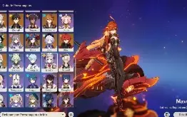 Conta Endgame Genshin Impact + Bênção