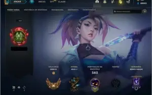 Conta de lol (204 skins) e valorant (com skins)