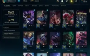 Conta de lol (204 skins) e valorant (com skins)
