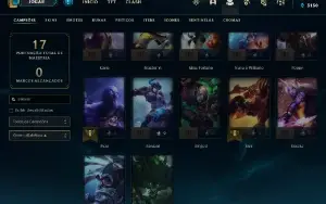 Conta league of legends, smurf, LV49 main talon, ex platina