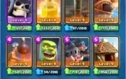 Conta Clash Roayle Lv 13, 6k trófeus, emotes, cartas full
