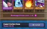 Conta Clash Roayle Lv 13, 6k trófeus, emotes, cartas full