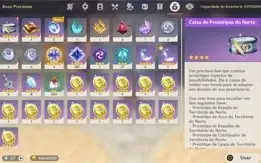 Conta Genshin AR58 com 11 personagens 5* + 5 armas 5*