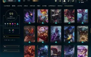 Ouro 4 com 150 Champs e 99 Skins ( JG / TOP )