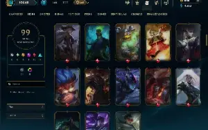 Ouro 4 com 150 Champs e 99 Skins ( JG / TOP )