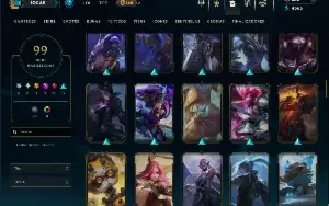 Ouro 4 com 150 Champs e 99 Skins ( JG / TOP )