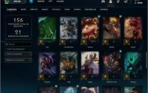 Conta bronze 3 afundada com 53 champs e 13 sklins