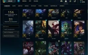Conta bronze 3 afundada com 53 champs e 13 sklins