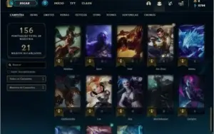 Conta bronze 3 afundada com 53 champs e 13 sklins