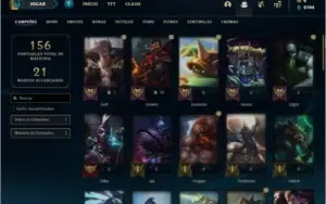 Conta bronze 3 afundada com 53 champs e 13 sklins