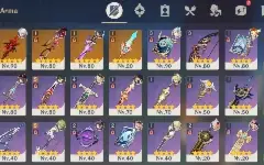 Conta Genshin Super Bem Cuidada 14 5* + Arlecchino C3 E Arma
