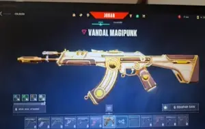 Conta valorant com kit champions e magepunk vandal