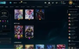 CONTA LOL / ATUALMENTE SEM ELO / BASTANTE SKIN