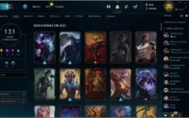 CONTA LOL / ATUALMENTE SEM ELO / BASTANTE SKIN