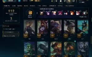 Esmeralda 1 (ex Mestre) com 50 Champs e 20 Skins