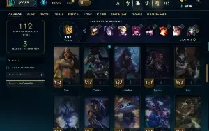 Esmeralda 1 (ex Mestre) com 50 Champs e 20 Skins