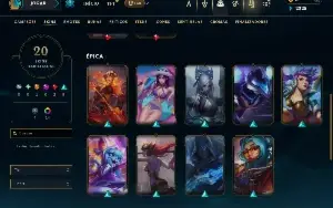 Esmeralda 1 (ex Mestre) com 50 Champs e 20 Skins