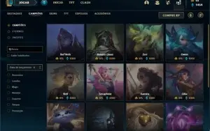 Conta ferro 2 com 140 Champs e 85 Skins