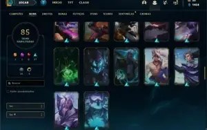 Conta ferro 2 com 140 Champs e 85 Skins