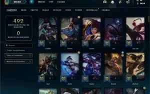 Conta ferro 2 com 140 Champs e 85 Skins