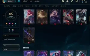 Conta ferro 2 com 140 Champs e 85 Skins