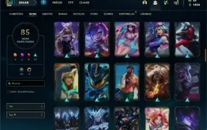 Conta ferro 2 com 140 Champs e 85 Skins