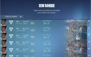 Conta de Valorant com 10 vitórias, pronta para as ranqueadas
