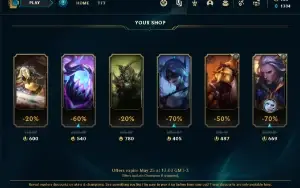 Conta league of legends platina 1