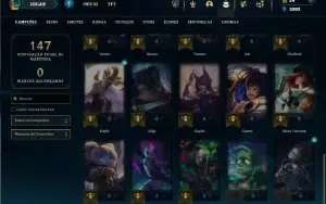 Ferro 1 com 35 Champs e 43 Skins