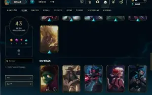 Ferro 1 com 35 Champs e 43 Skins