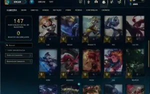 Ferro 1 com 35 Champs e 43 Skins