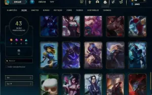Ferro 1 com 35 Champs e 43 Skins