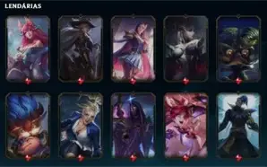 Conta League of Legends com 142 skins (Mais de 1k gastos)